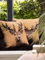 Gobelin sierkussen, hert