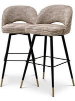 Eichholtz Barstoel Cliff Mademoiselle beige  (set van 2)