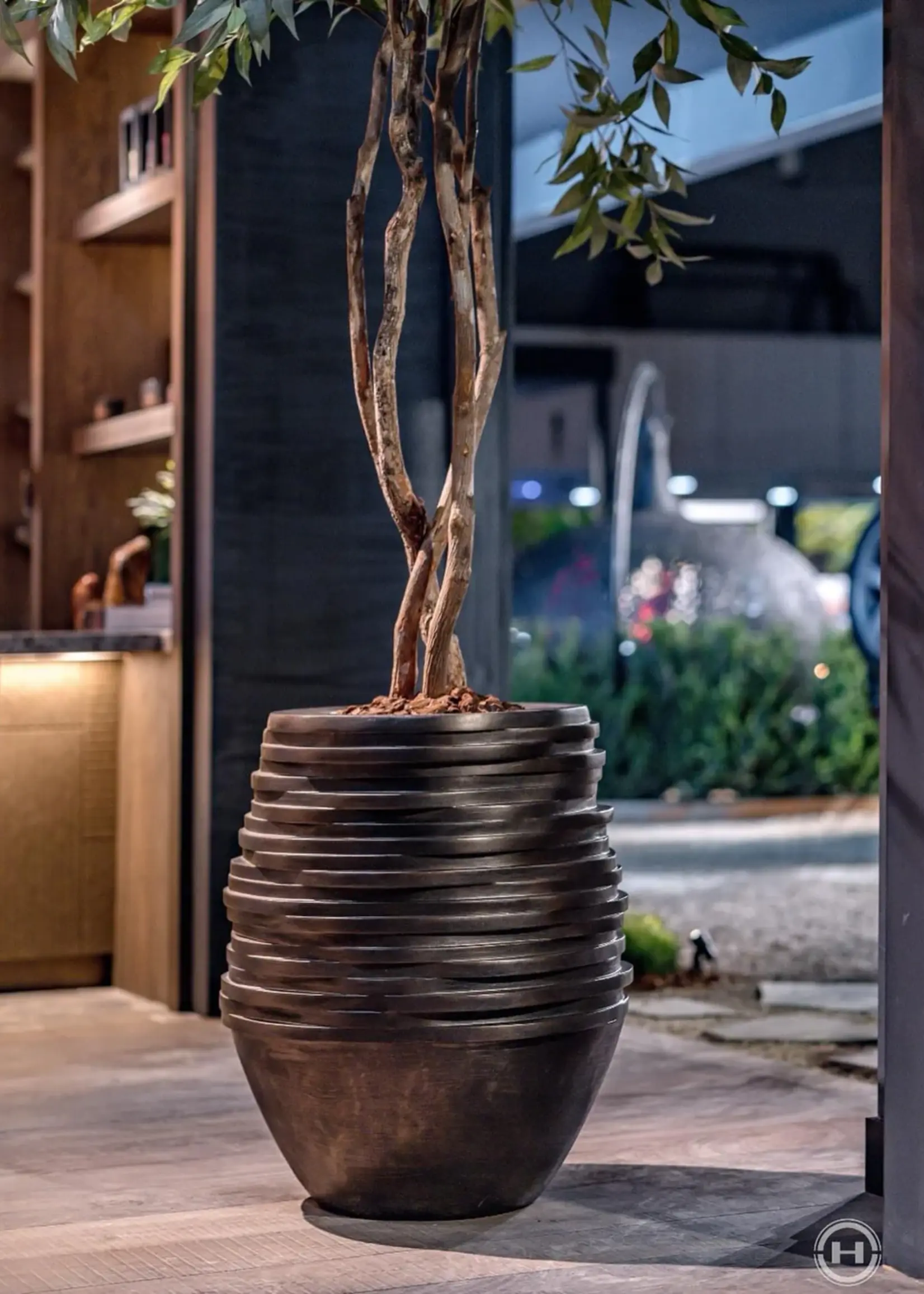 Pot & Vaas Pot  Roza in de kleur Koper