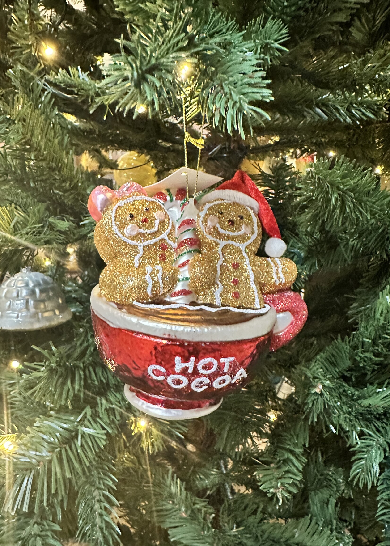 Gingerbread in Glazen Cacao Mug