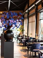 Pot & Vaas Vaas Belly, Zwart   H 64 cm