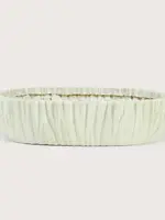 Pot & Vaas Pot Folds Ovaal Parelmoer Wit