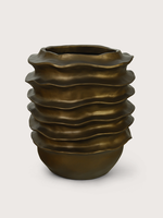 Pot & Vaas Pot Vico Champagne goudkleur H 60cm