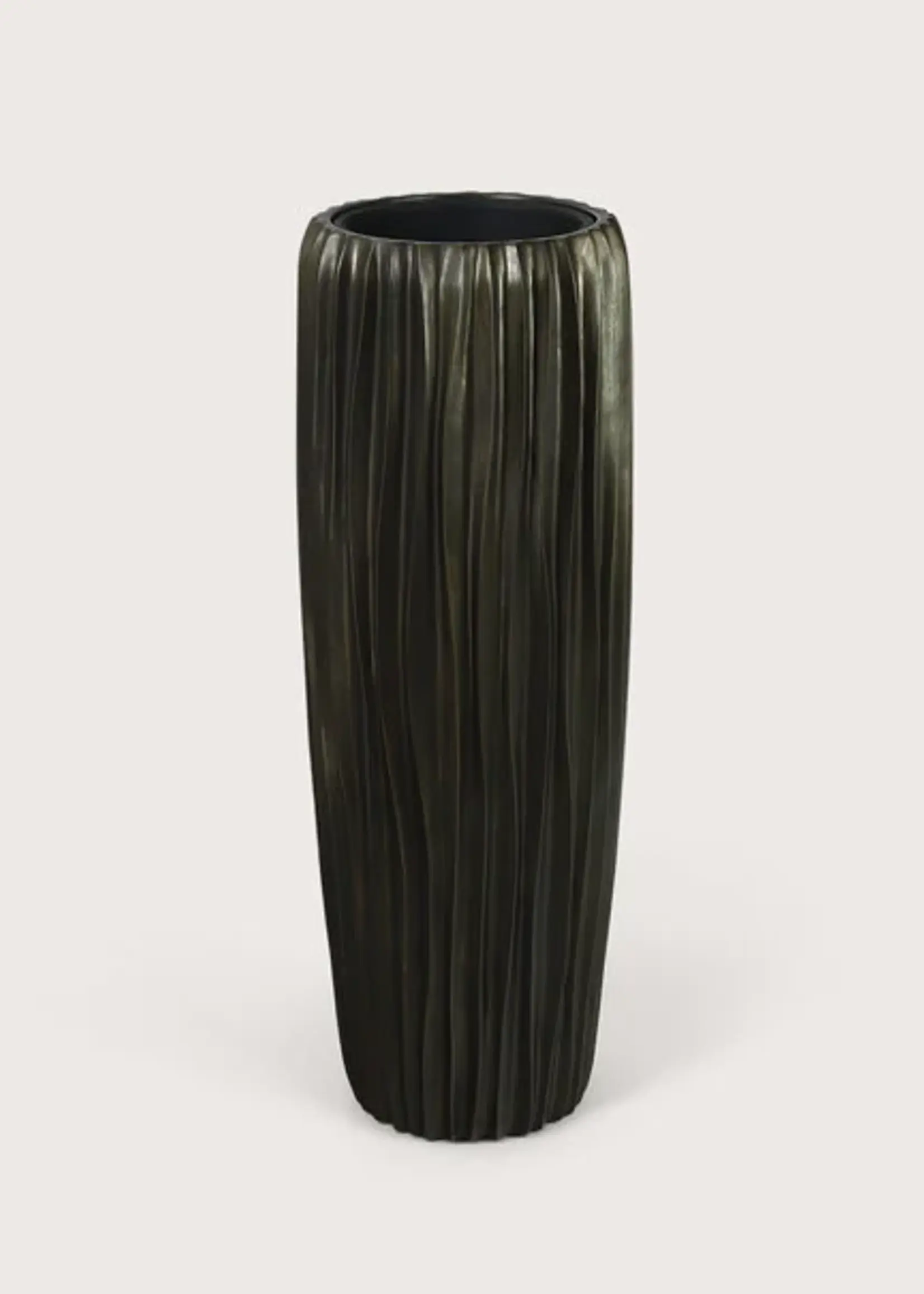 Pot & Vaas Pot Lia Coal Bronskleur  H 97 cm