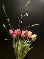 Tulpen Boeket 2 bossen met Wilgentak