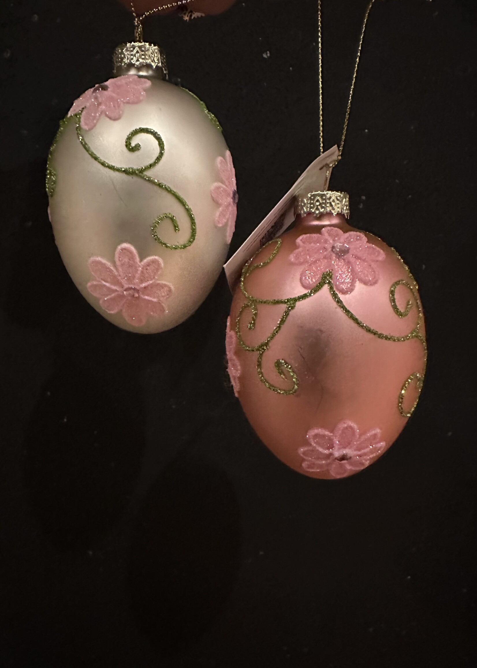 Goodwill M & G Paas decoratie ei  parelmoer    9 cm