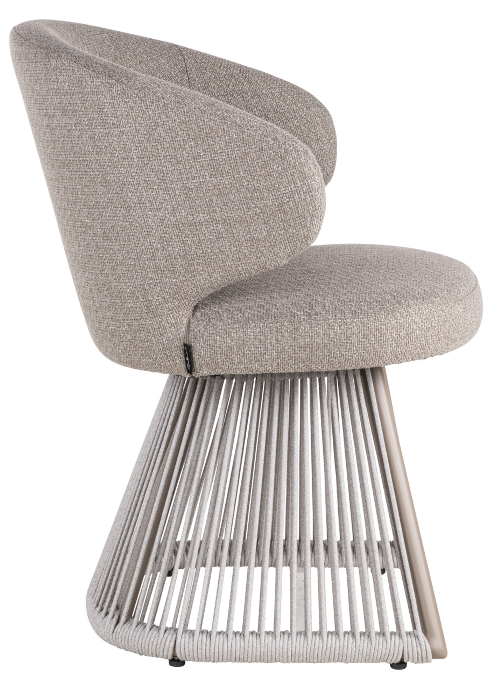 Outdoor eetkamerstoel  Nuba grijs alpine