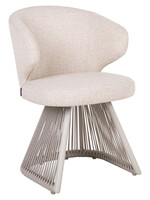 Outdoor eetkamerstoel Nuba beige alpine