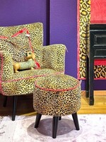 Werns Fauteuil met Luipaardprint Jungle Love
