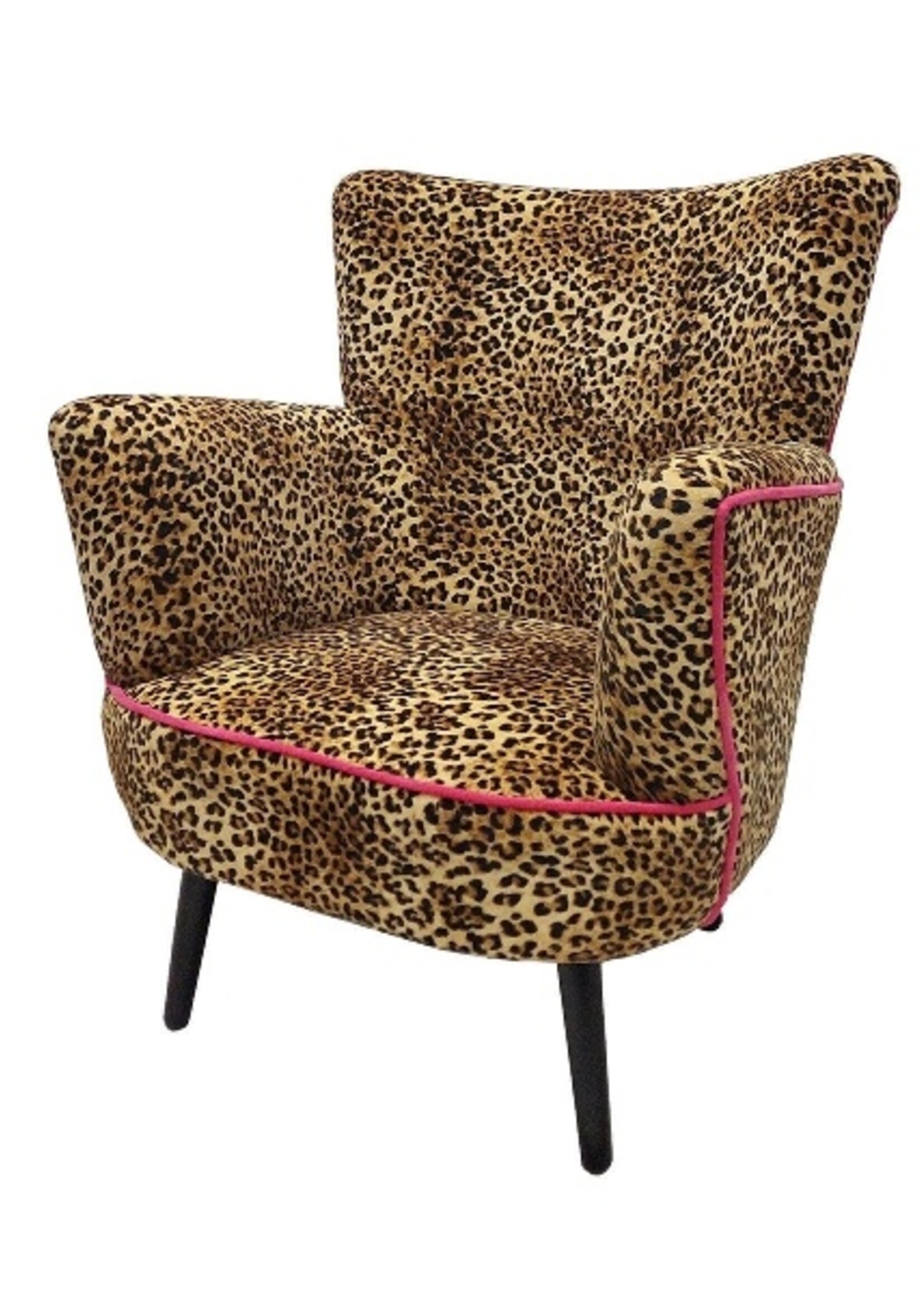 Werns Fauteuil met Luipaardprint Jungle Love