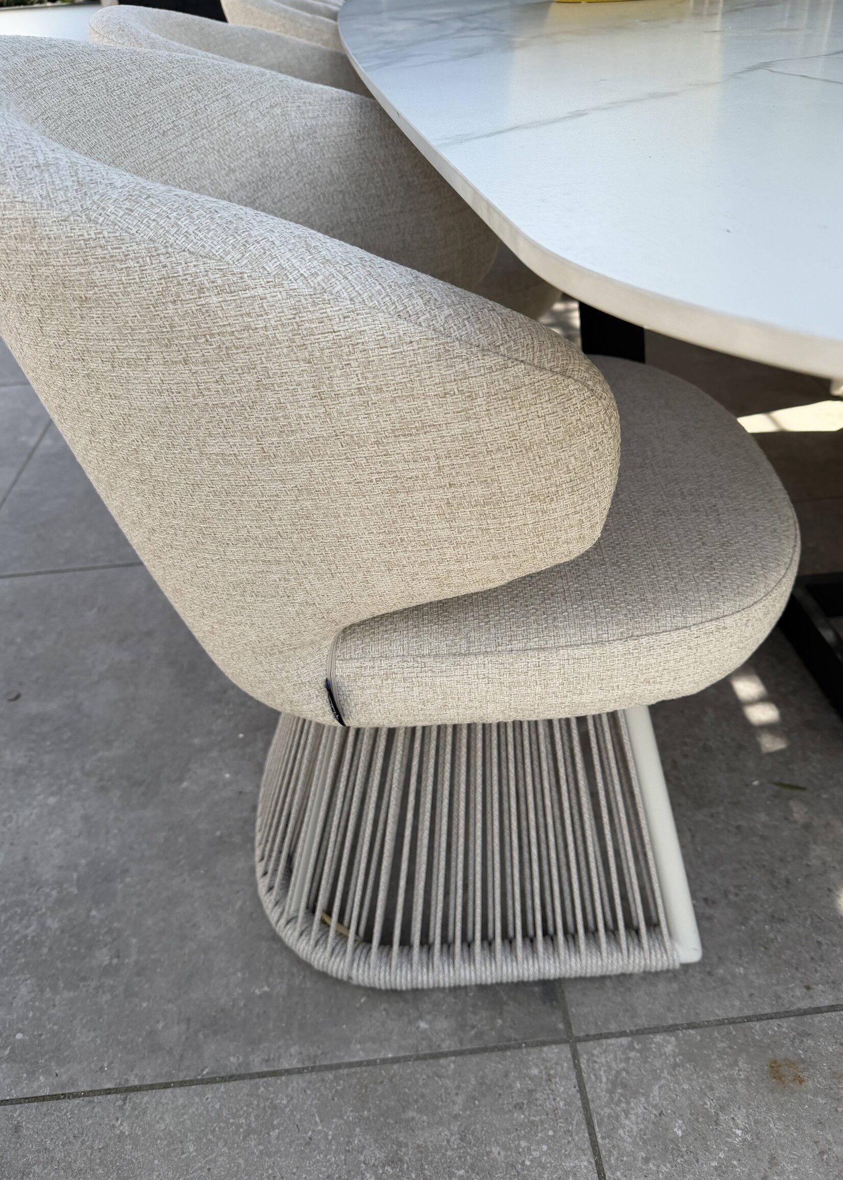 Outdoor eetkamerstoel Nuba beige alpine
