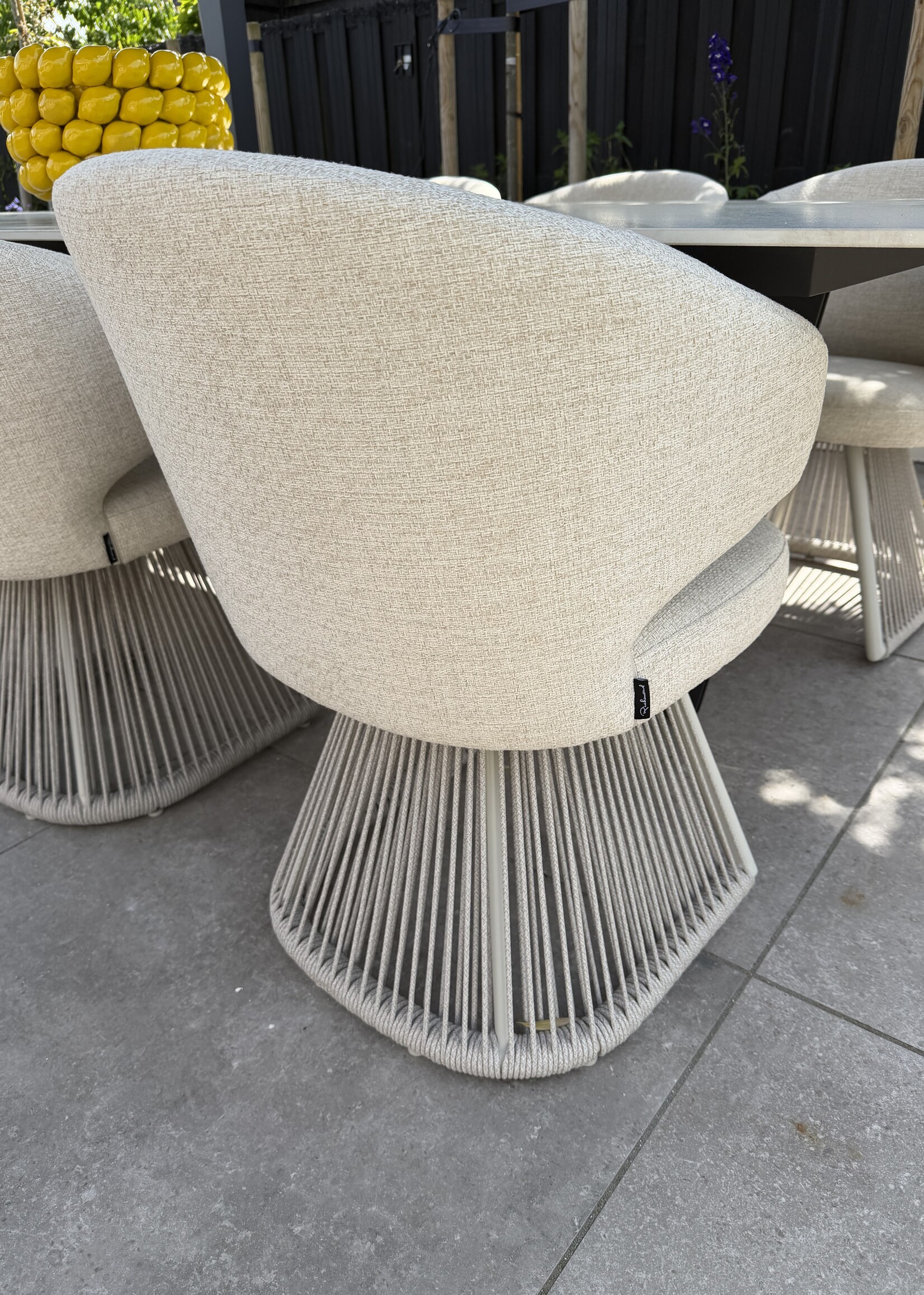 Outdoor eetkamerstoel Nuba beige alpine