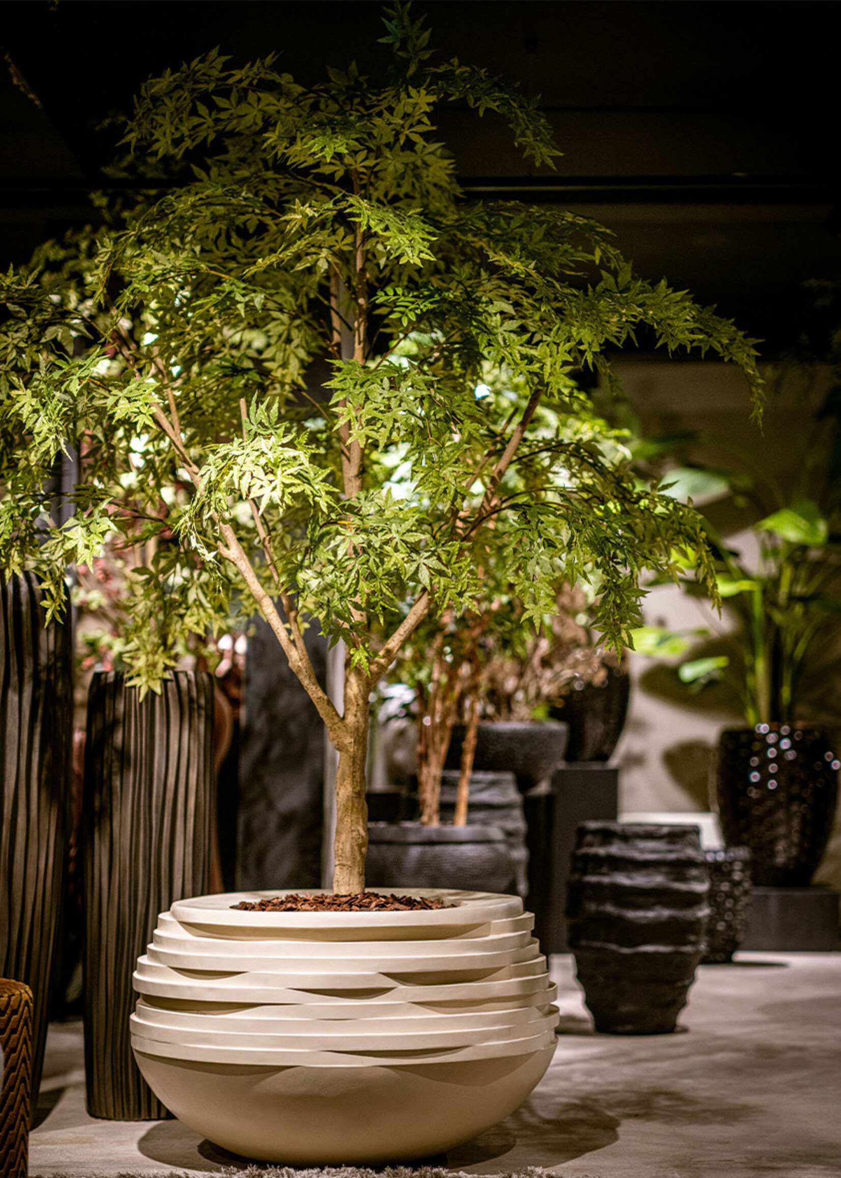 Pot en vaas Pot Roza Oesterwit