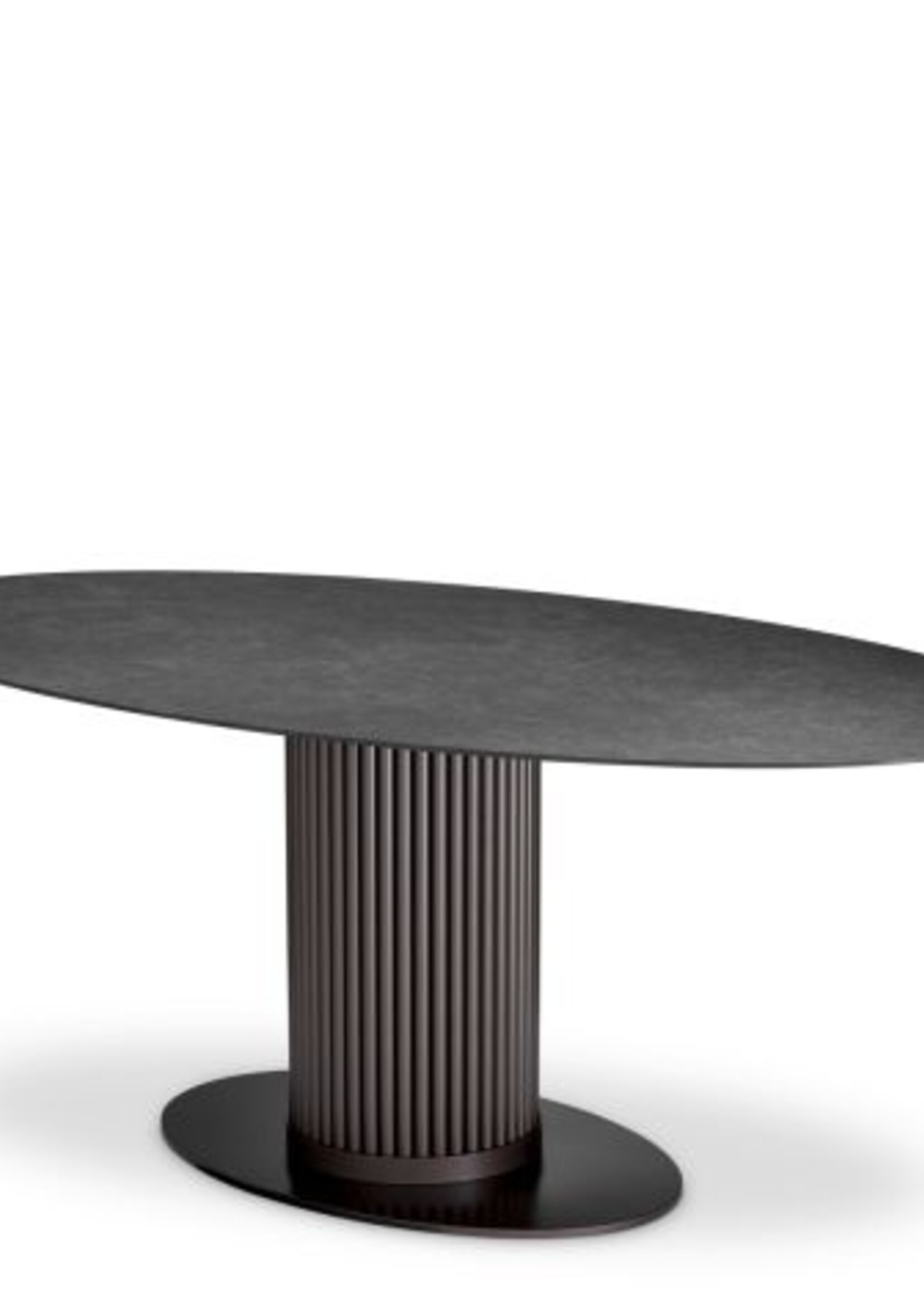 Eichholtz Outdoor Ovale  eettafel Volterra Brons