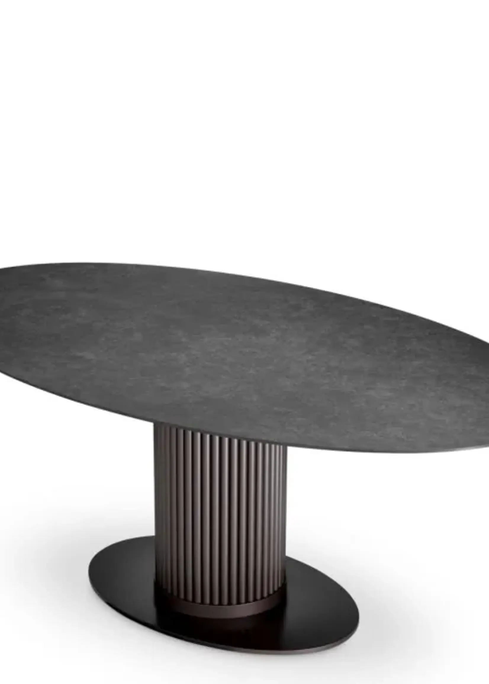 Eichholtz Outdoor Ovale  eettafel Volterra Brons