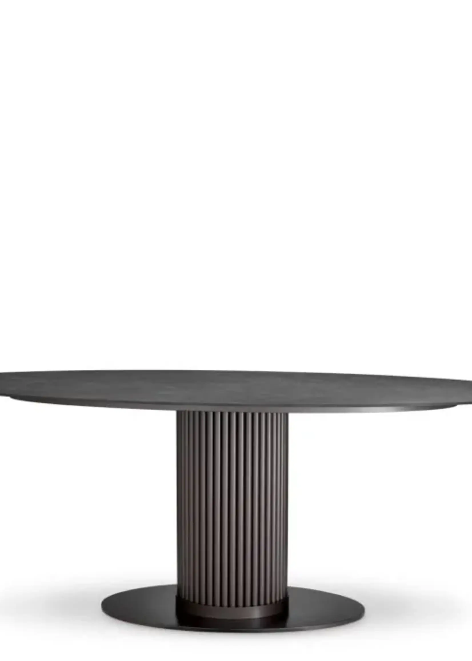 Eichholtz Outdoor Ovale  eettafel Volterra Brons