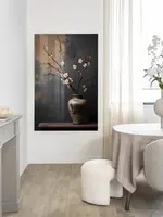 Urban Cottan Wandkleed Dark Blossem Vase
