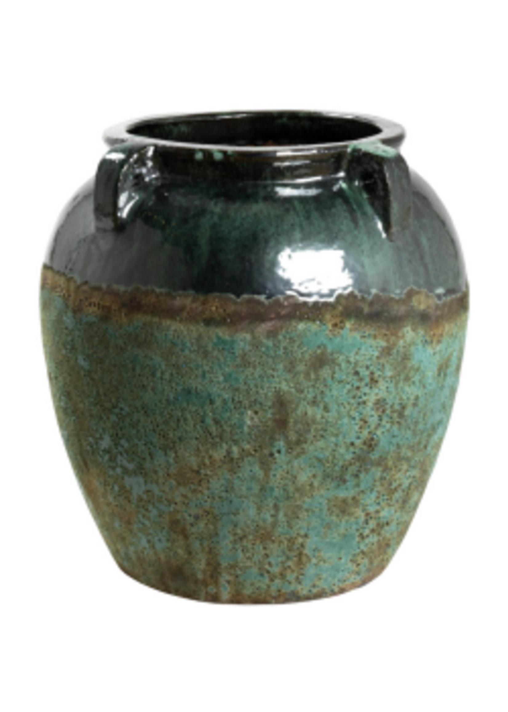 2Have Outdoor grote pot in Jade- en zandkleur