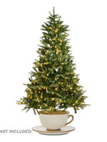 Tea cup als  kerstboom houder