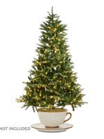 Thee kop als  kerstboom houder