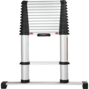 Telesteps Classico enkel rechte telescopische ladder 0,88 tot 3,80m
