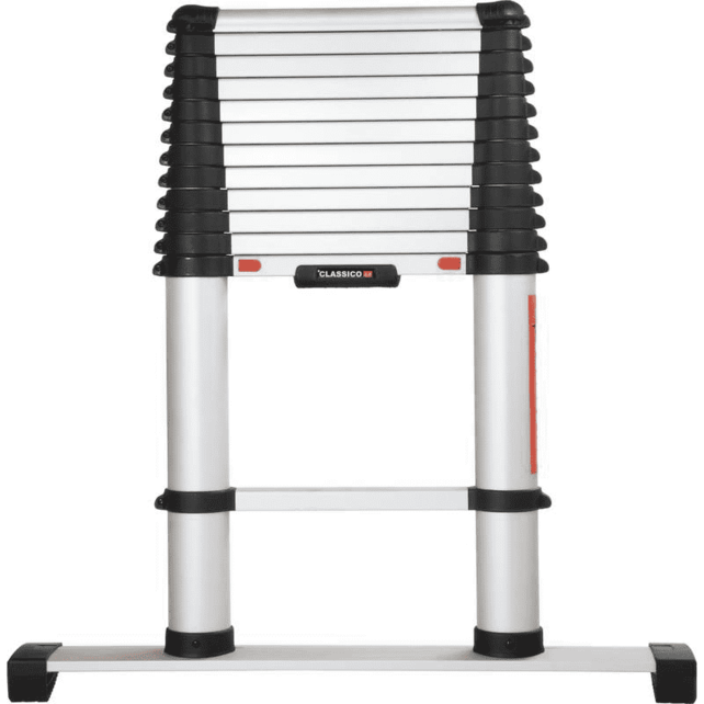 Telesteps Classico enkel rechte telescopische ladder 0,88 tot 3,80m