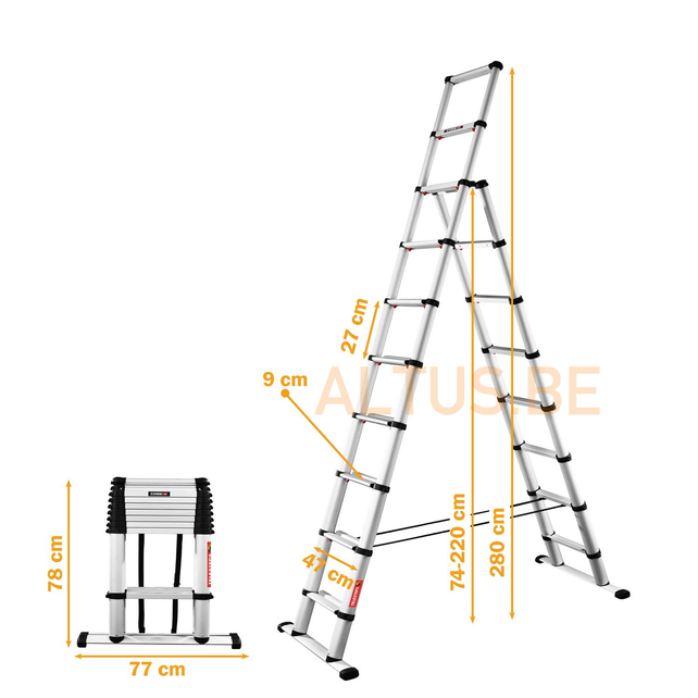 TELESTEPS COMBI LINE 3,0M /  8+2