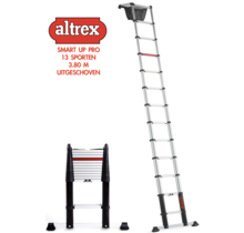 0.89-3.80m Altrex professionele telescopische ladder Smart Up Pro 13 treden