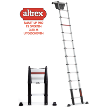0.89-3.80m Altrex professionele telescopische ladder Smart Up Pro 13 treden