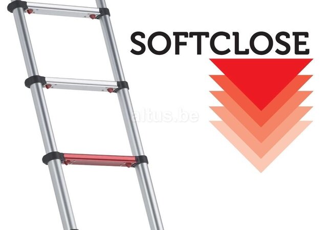 0.89-3.80m Altrex professionele telescopische ladder Smart Up Pro 13 treden