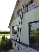 2.25 - 5.25m 3-delige Atlas black reformladder 3x8