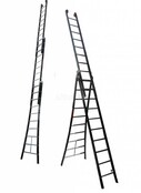 2.80 - 6.25m 3-delige Atlas - black reformladder 3x10