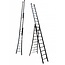 DAS products 2.80 - 6.25m 3-delige Atlas - black reformladder 3x10
