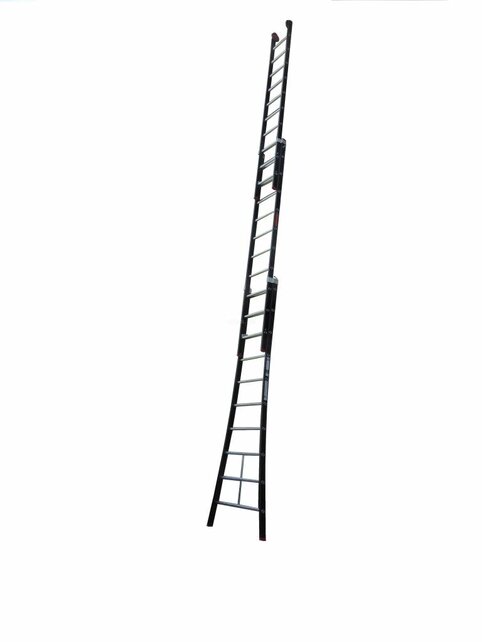 2.80 - 6.25m 3-delige Atlas - black reformladder 3x10