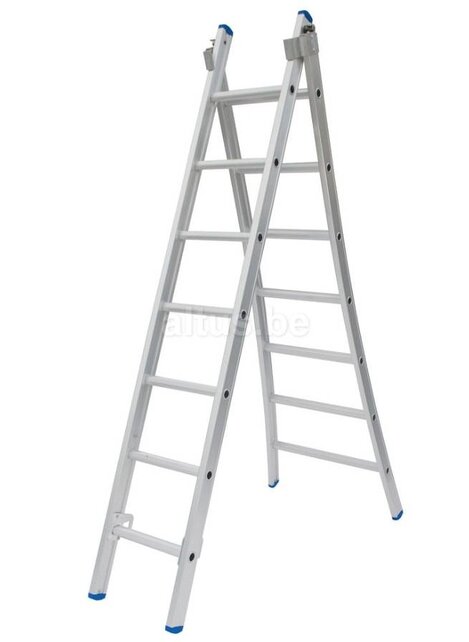 Solide 2-delige professionele reformladder model  C2x7