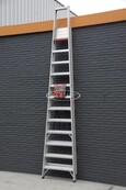 Solide 2-delige professionele reformladder model  C 2x8