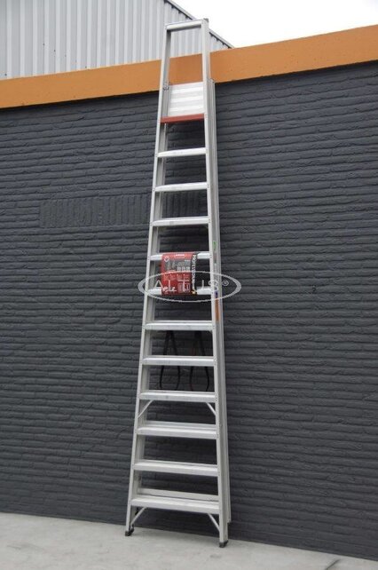 Solide 2-delige professionele reformladder model  C 2x8