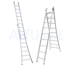 Solide 2-delige professionele reformladder model C 2x9