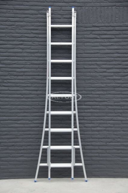 Solide 2-delige professionele reformladder model C 2x9