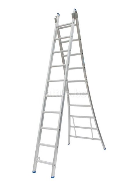 Solide 2-delige professionele reformladder model C2x10