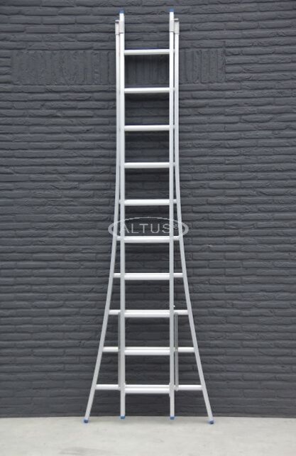 Solide 2-delige professionele reformladder model C2x10