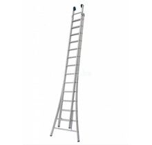 Solide 2-delige professionele reformladder model C 2x14