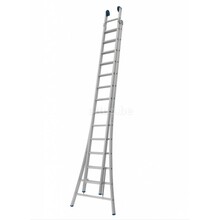 2-delige  reformladder model C 2x14 treden 6,50m