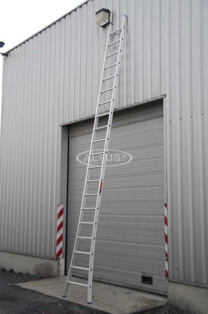 Solide 2-delige professionele reformladder model C 2x14