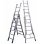 Solide Solide 3-delige professionele  reformladder model D3x6