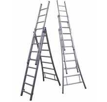 Solide professionele reformladder model D 3 x 8