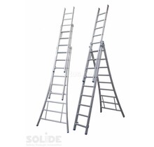 Solide professionele reformladder model D 3x9