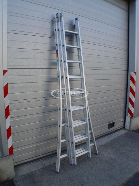 Solide professionele reformladder model D 3x9