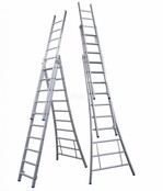 Solide professionele reformladder model D 3x10