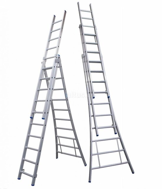 Solide professionele reformladder model D 3x10